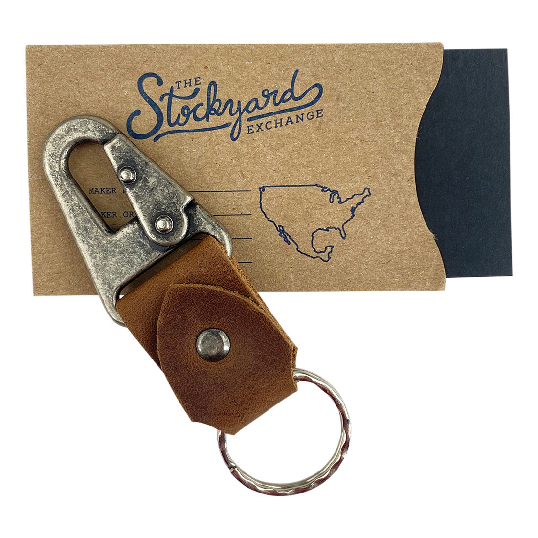 Clip Keychain - Stockyard X 'The Leather Store'