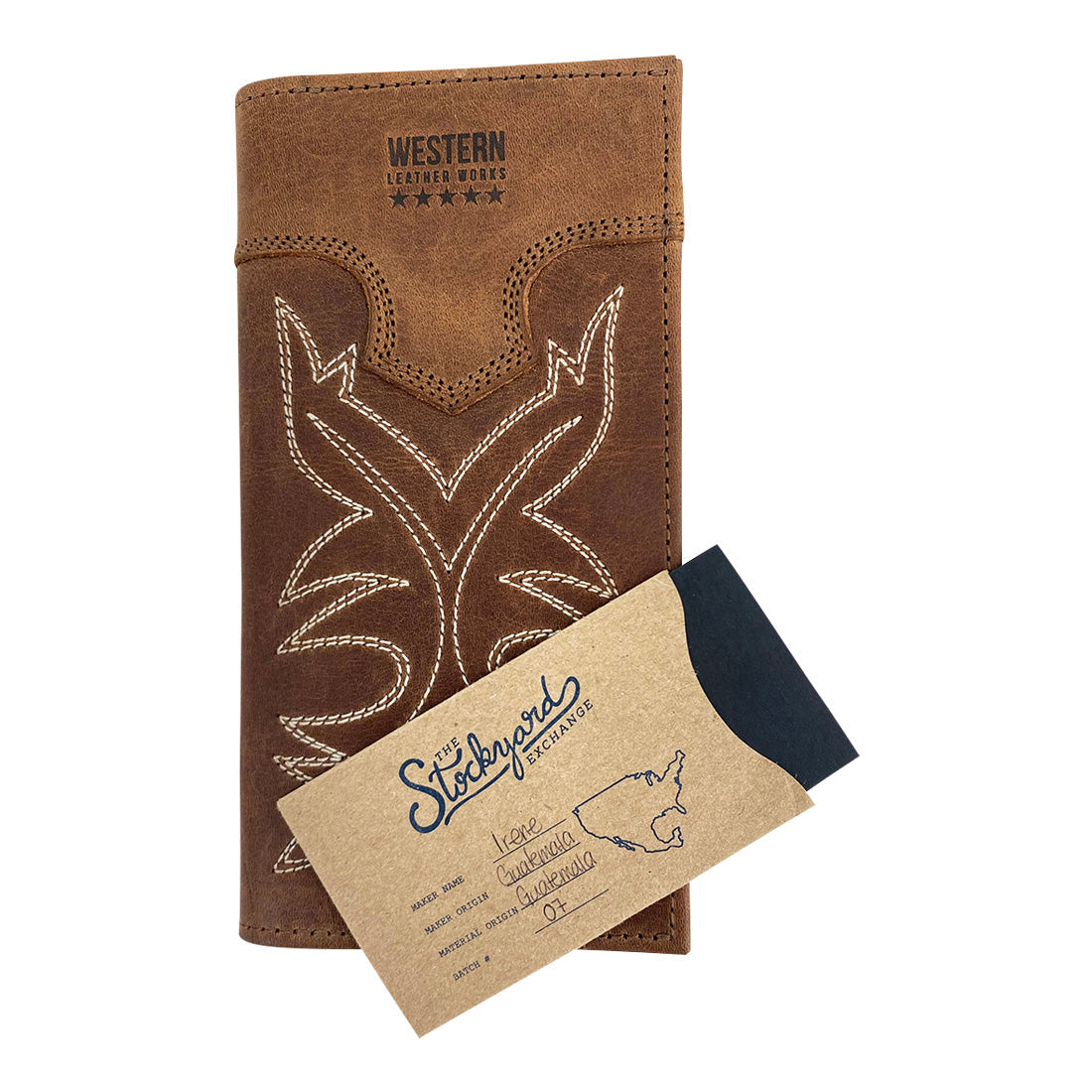 Cowboy Boot Stitch Wallet - Stockyard X 'The Leather Store'