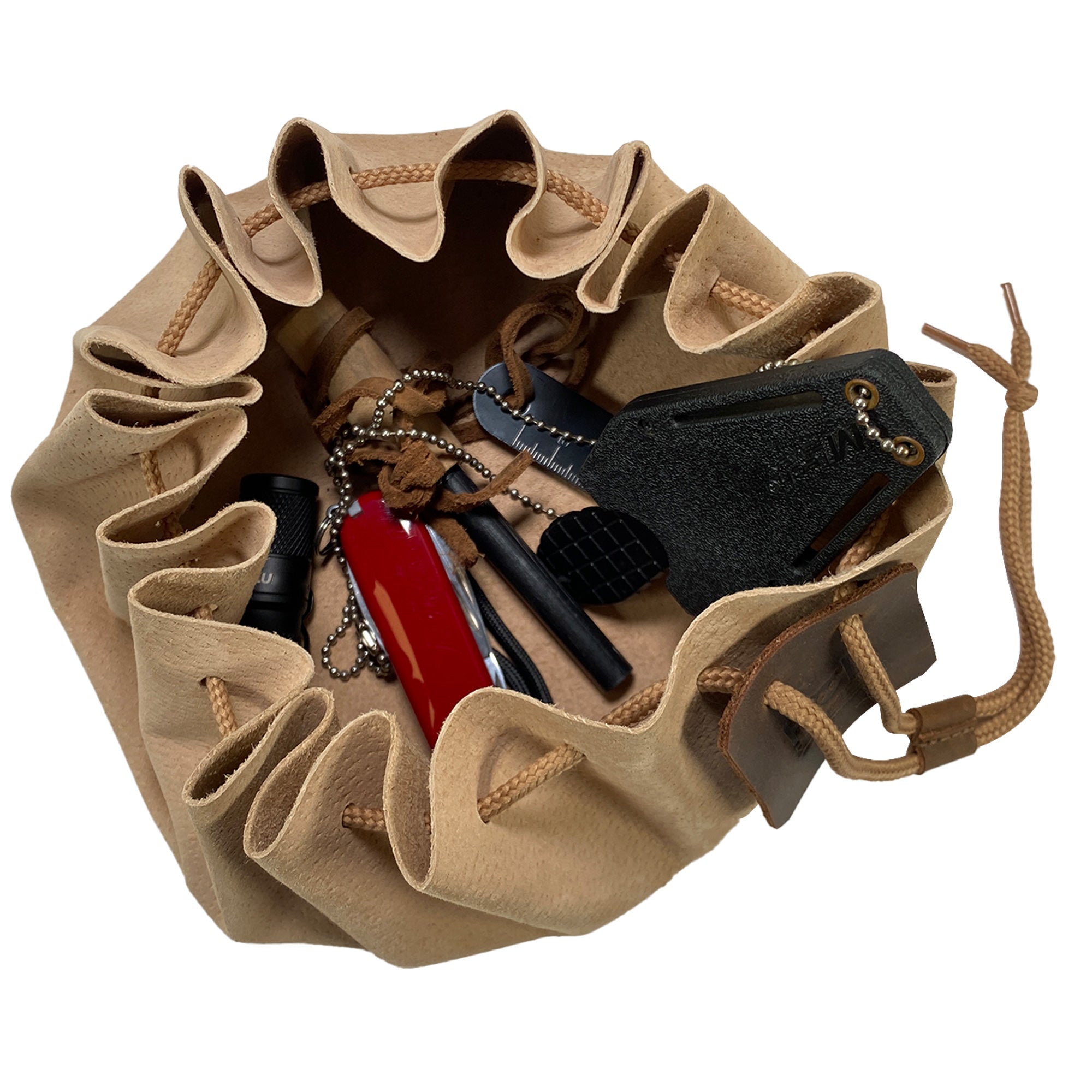 Drawstring Tinder Pouch - Stockyard X 'The Leather Store'