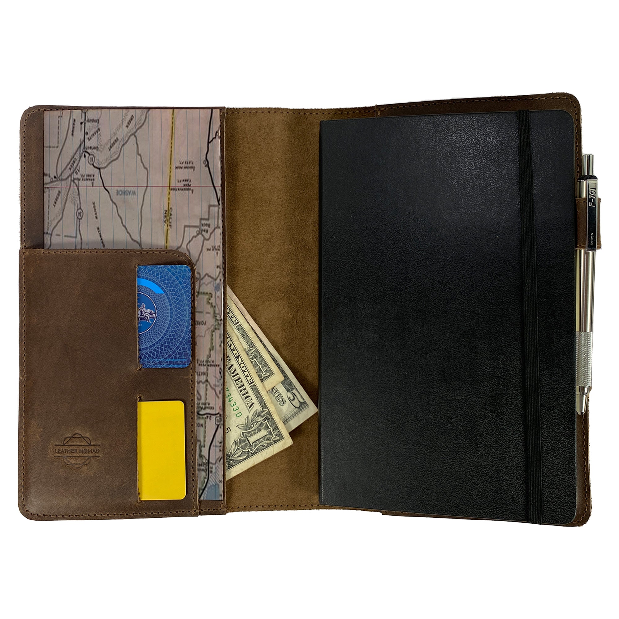 Vintage Cover for Moleskine (8.5 x 11 in.) - Stockyard X 'The Leather Store'