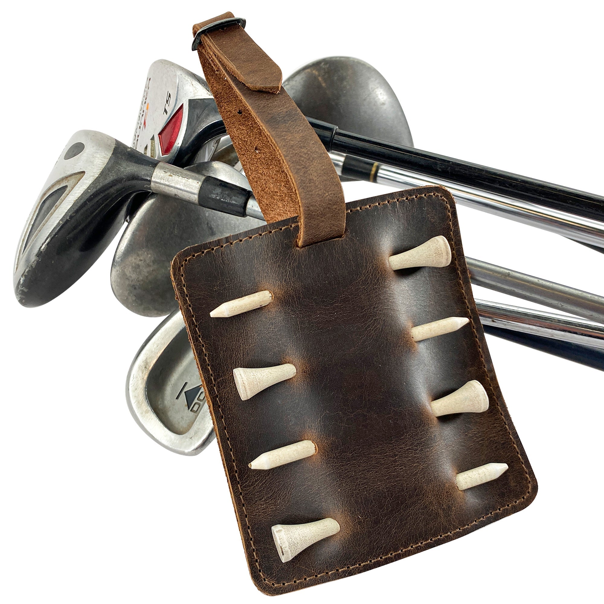 Rustic Golf Tee Hanger - Stockyard X 'The Leather Store'