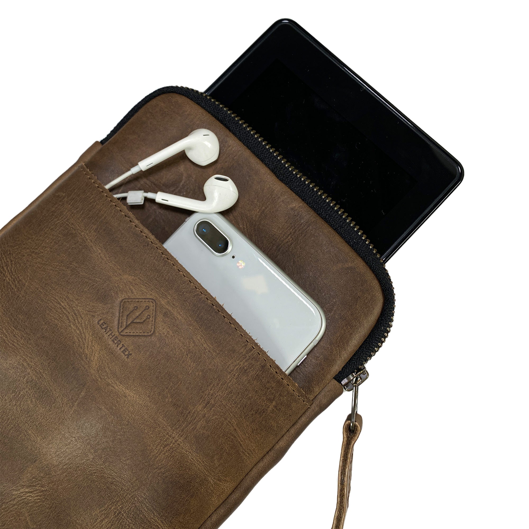 Zippered Tablet Case - Stockyard X 'The Leather Store'