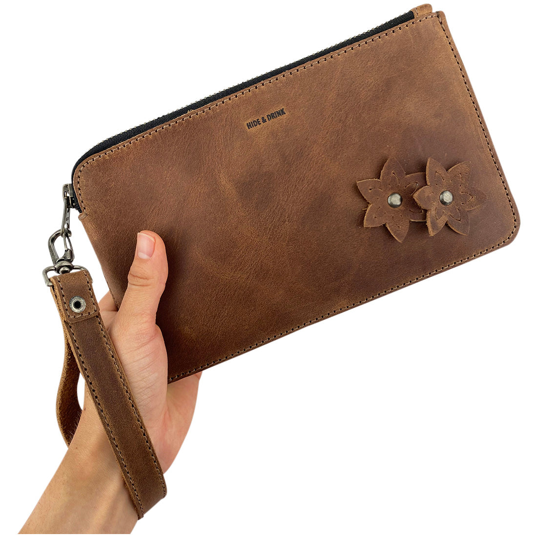 Flowered Clutch - Stockyard X 'The Leather Store'