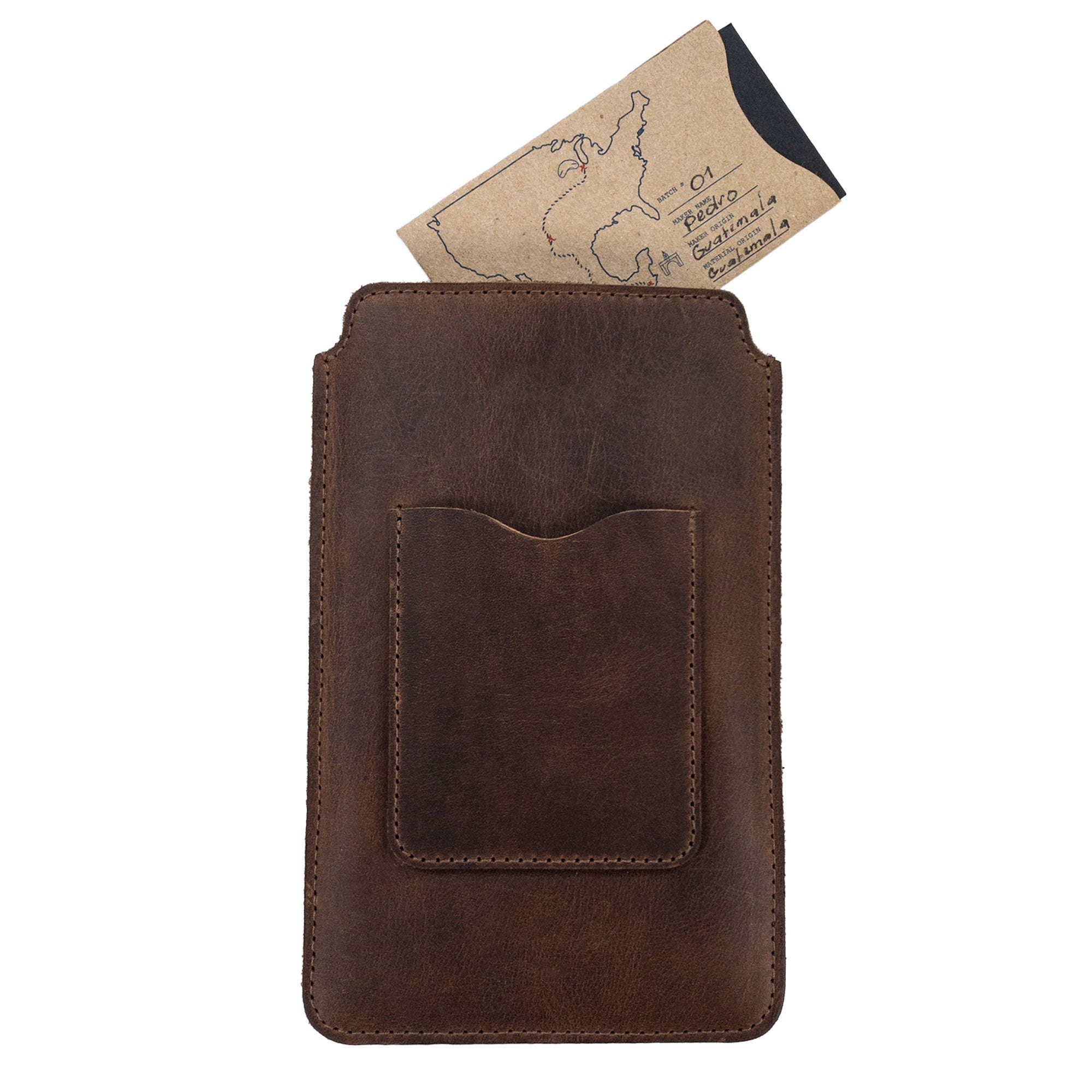 Rustic Sleeve Compatible with iPhone 13/14 Pro Max - Stockyard X 'The Leather Store'