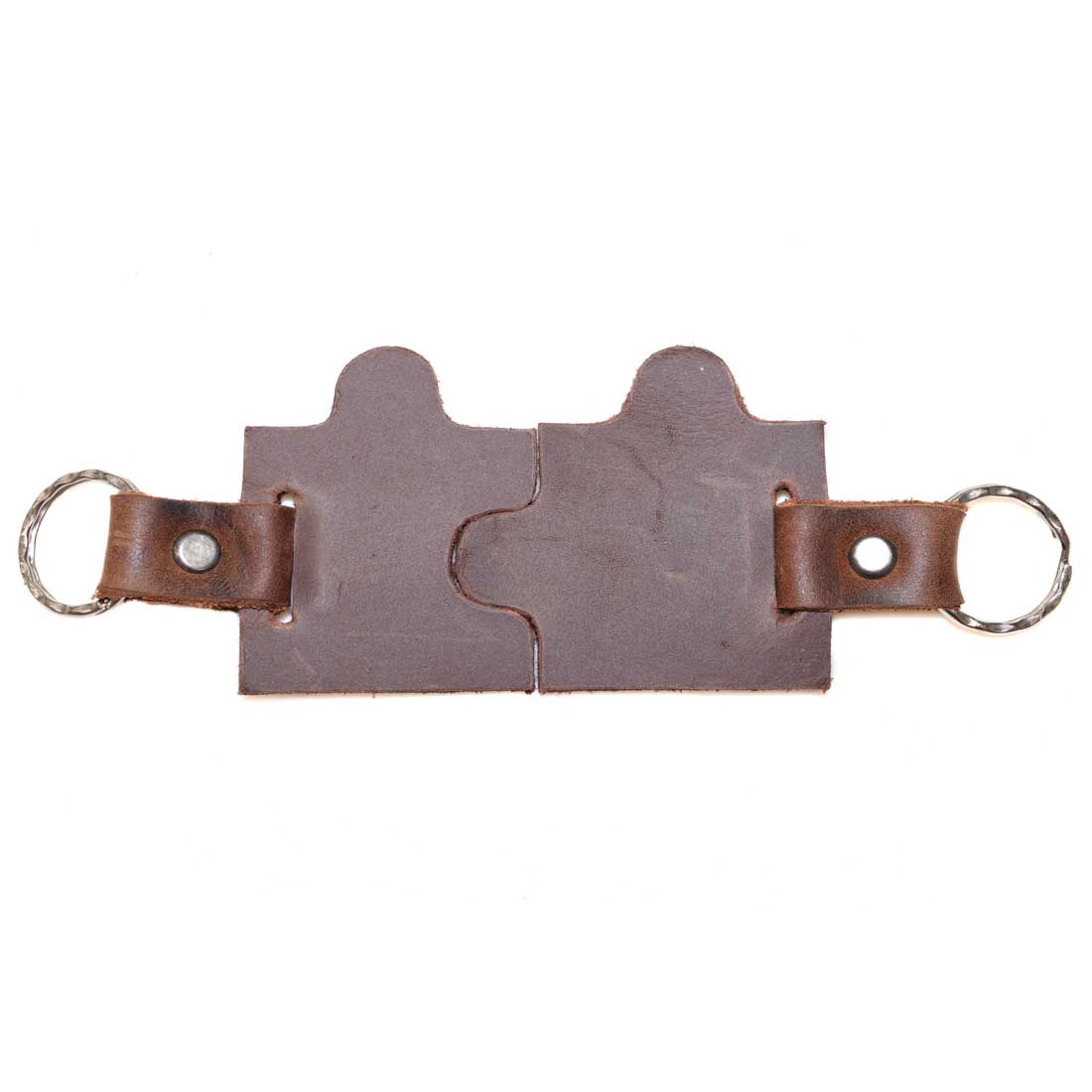 Puzzle Keychain (2 Pieces) - Stockyard X 'The Leather Store'