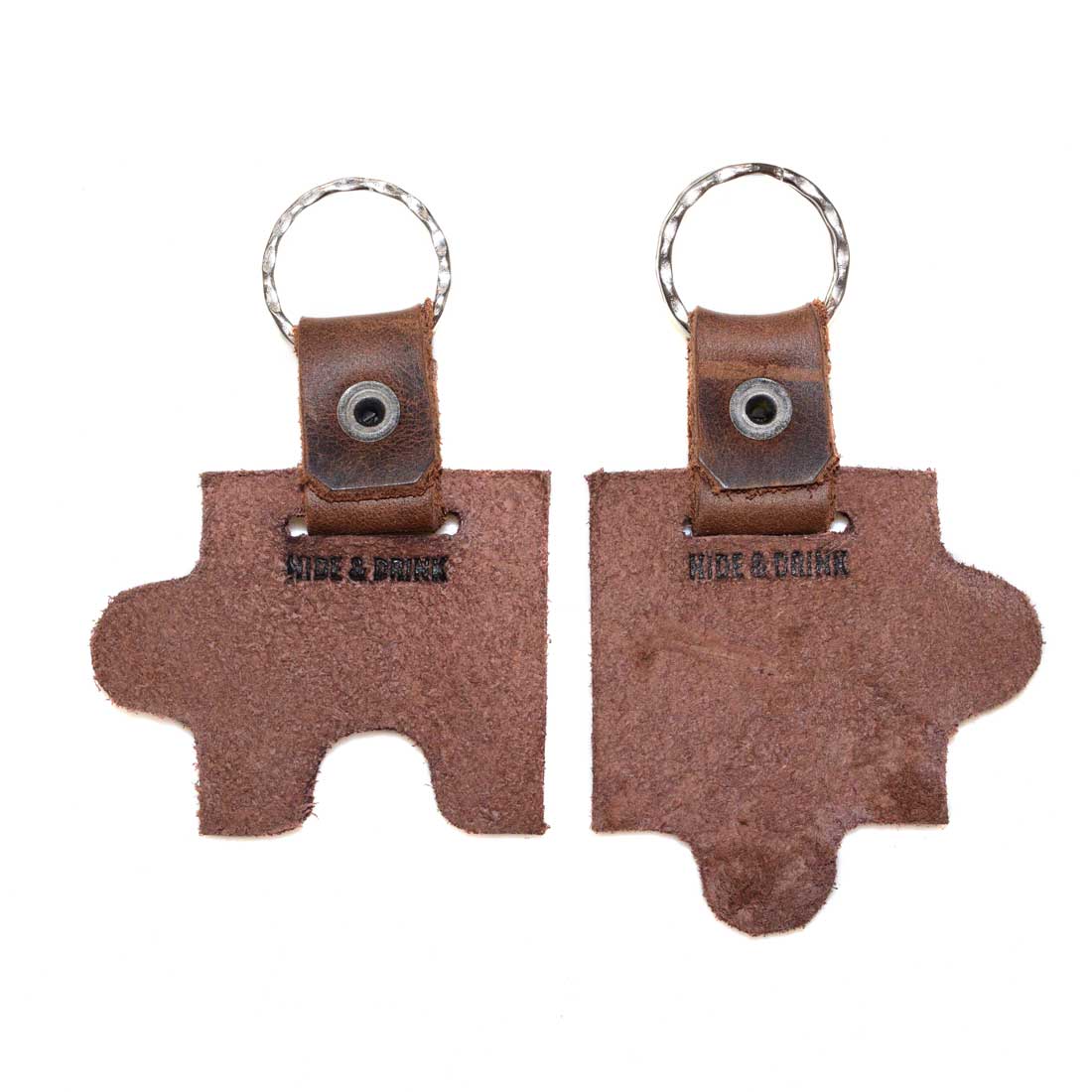 Puzzle Keychain (2 Pieces) - Stockyard X 'The Leather Store'