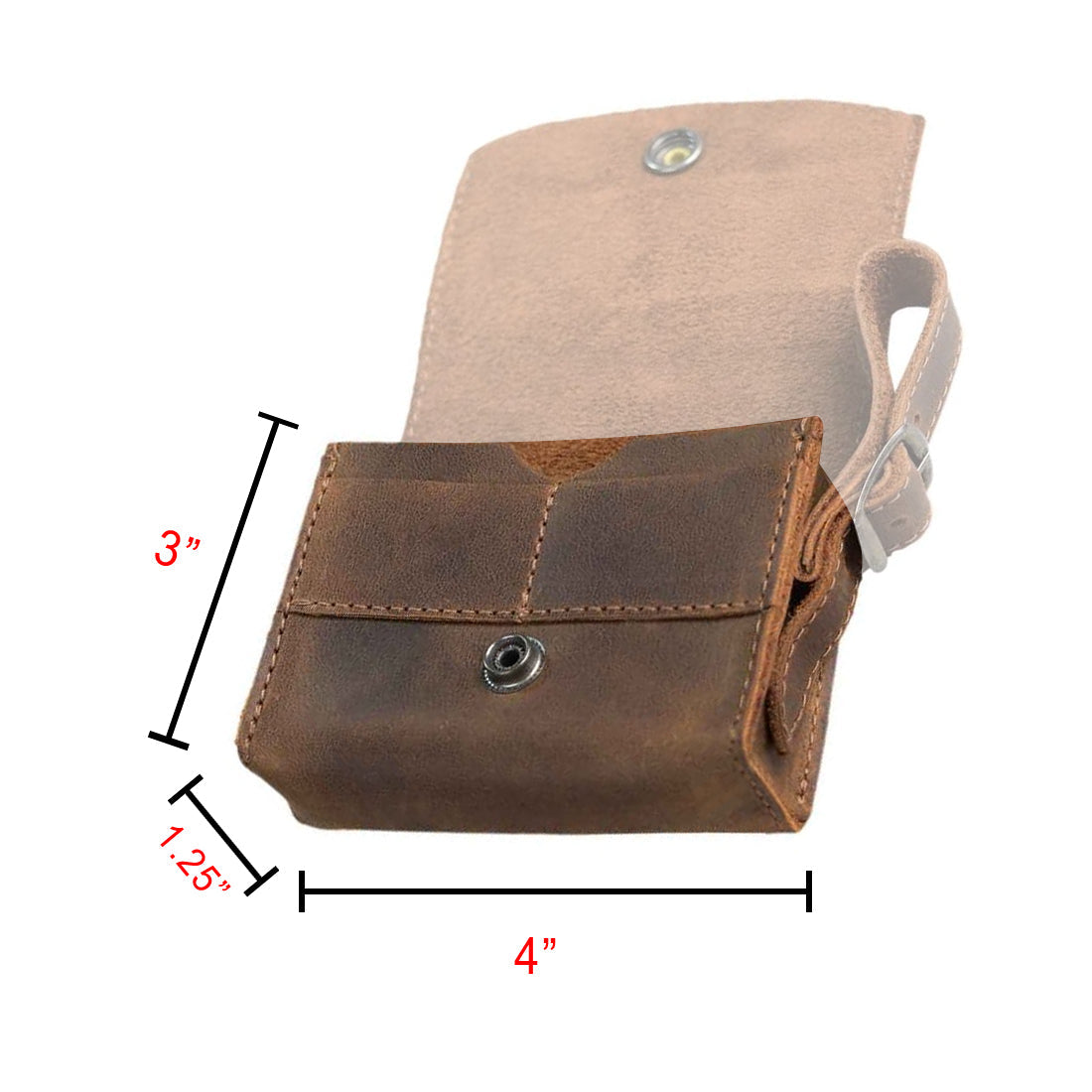 Camera Battery Pouch - Stockyard X 'The Leather Store'