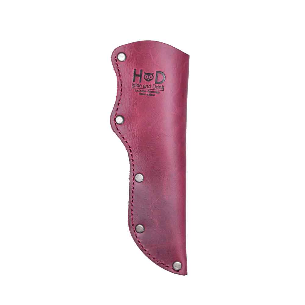 Belt Mora Knife Sheath by Hide & Drink, showcasing a nice finish with a Thick Sheath for Mora Knife with Belt Loop. Artisan-crafted and perfect for camping fans.