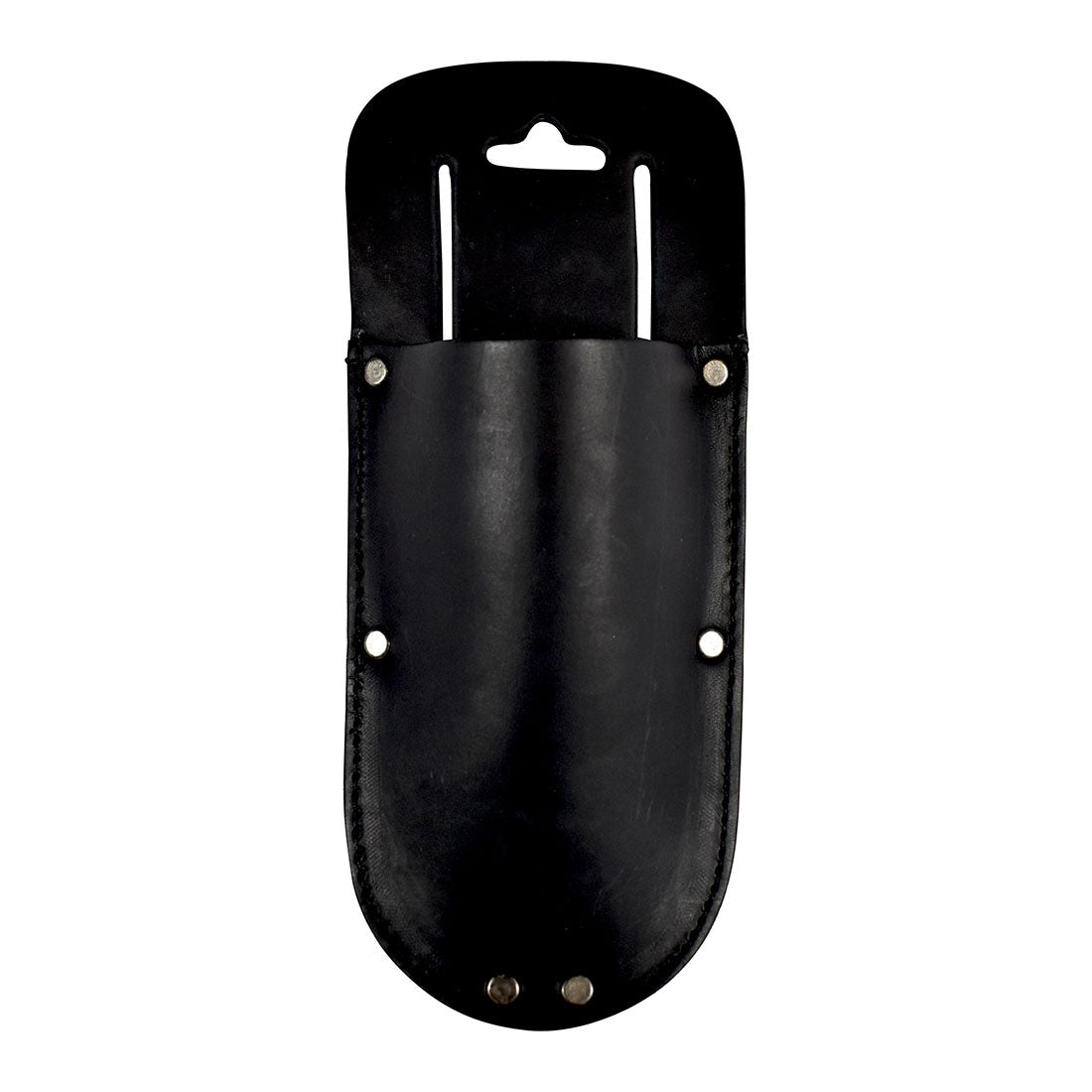 Hide & Drink Garden Pruner Sheath shown in a striking maroon color made of Thick Full Grain Leather, ideal for secure tool storage while gardening. A unique artisan creation for gardening aficionados.
