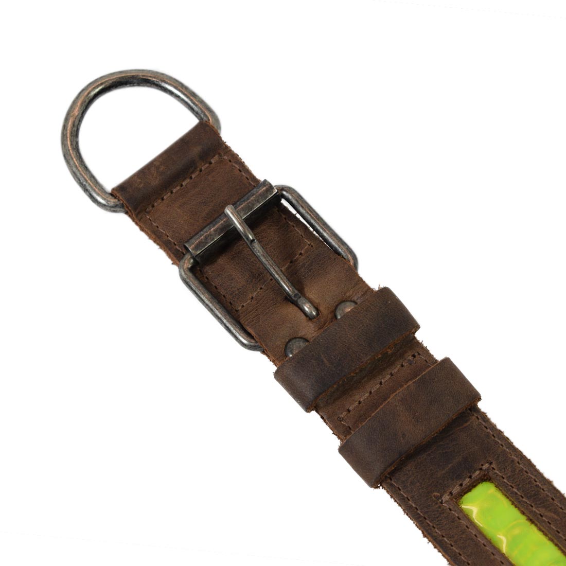 Dog Collar Reflective (12 to 21 inches) - Stockyard X 'The Leather Store'