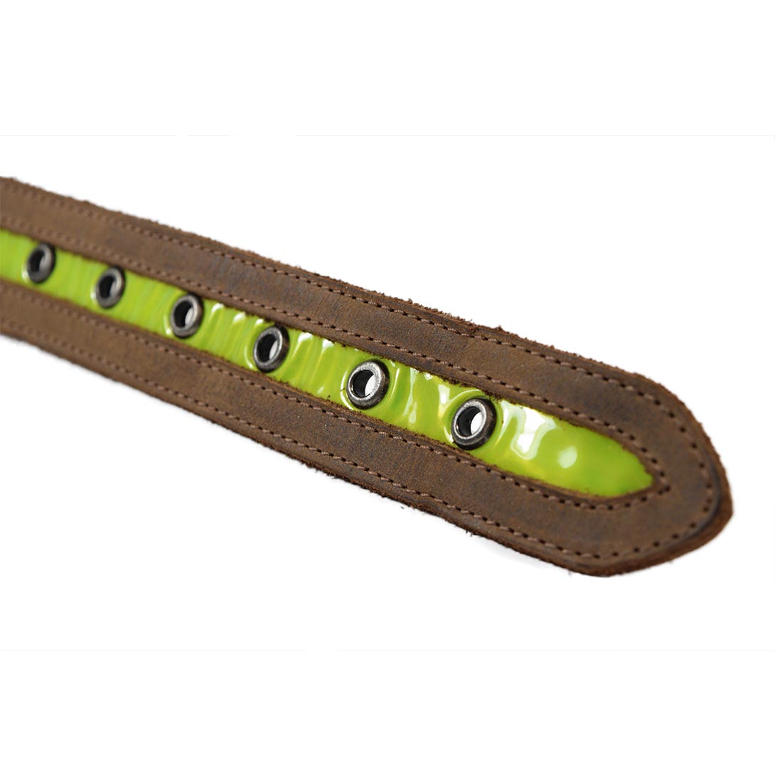 Dog Collar Reflective (12 to 21 inches) - Stockyard X 'The Leather Store'
