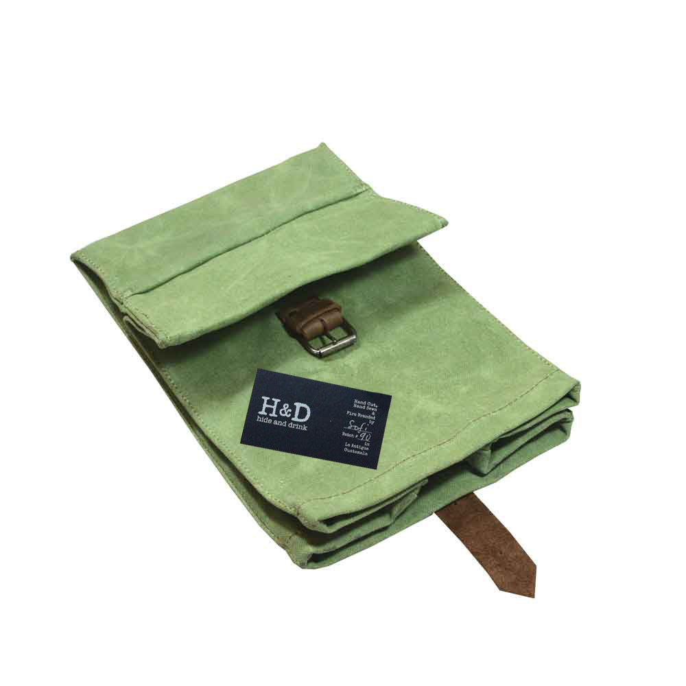 Waxed Canvas Tool & Cord Bag - Stockyard X 'The Leather Store'