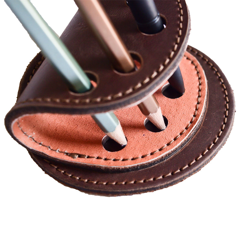 Desk Pen Organizer - Stockyard X 'The Leather Store'