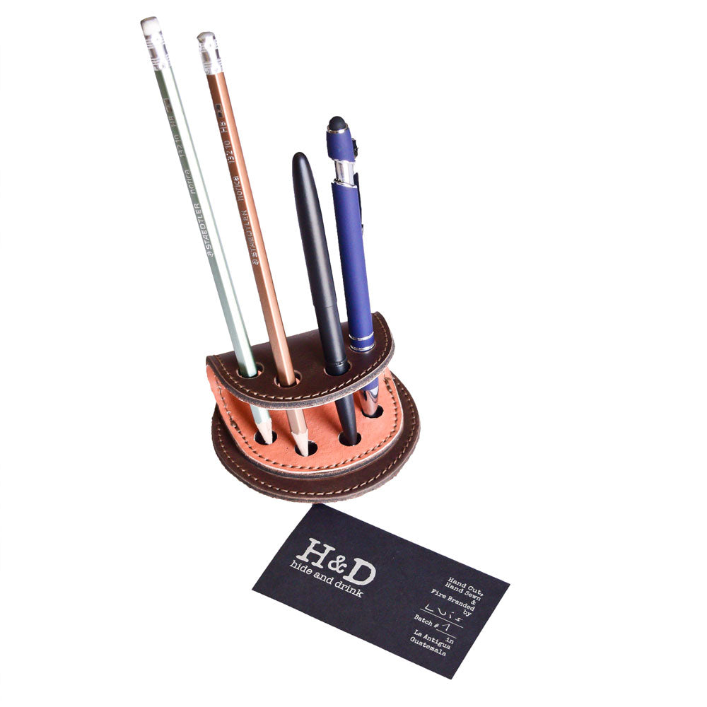 Desk Pen Organizer - Stockyard X 'The Leather Store'