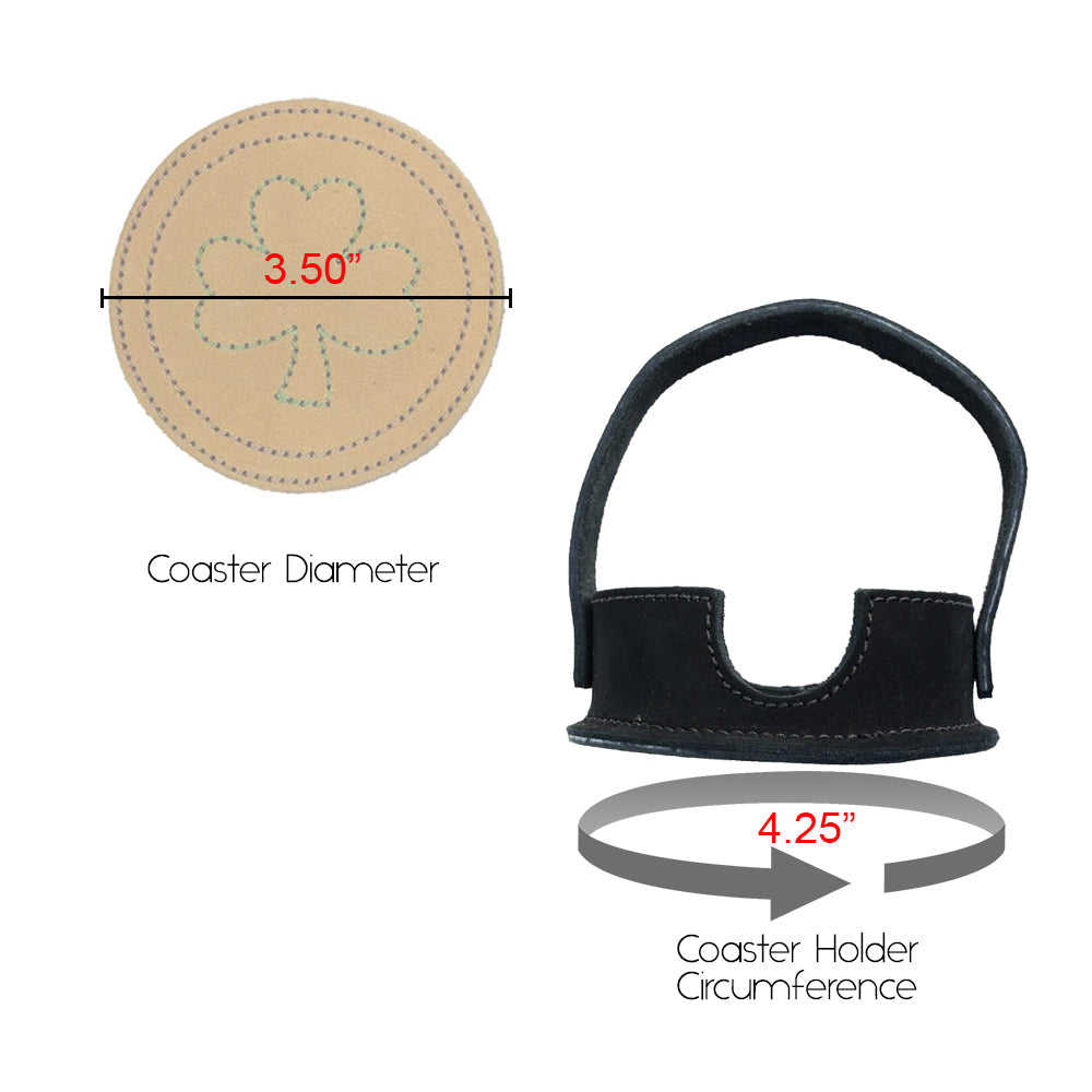 St. Patrick's - Irish Pot Coaster (6 pack) - Stockyard X 'The Leather Store'