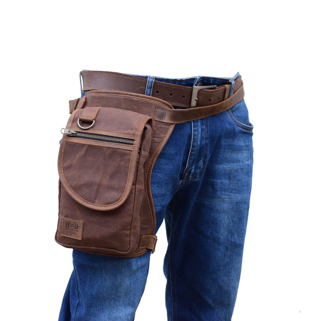 Motorcycle Leg Bag - Stockyard X 'The Leather Store'