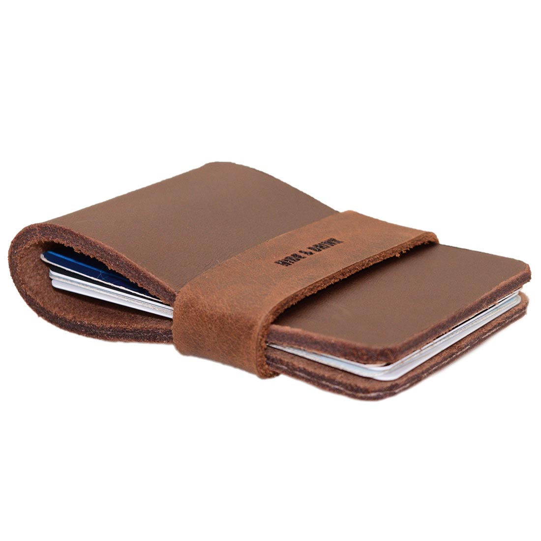 Elastic Card Holder - Stockyard X 'The Leather Store'