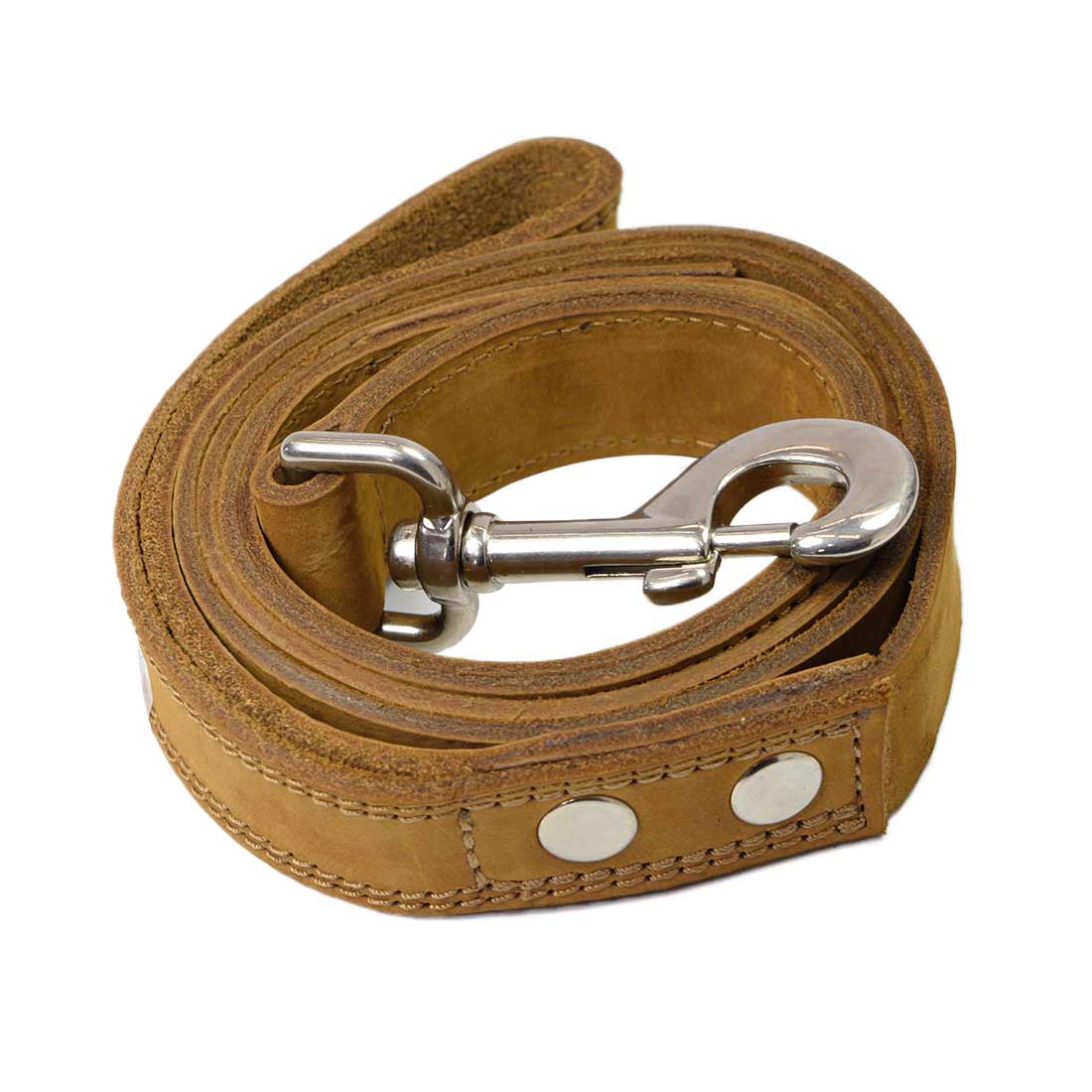Tough Leather Dog Leash (4 feet) - Stockyard X 'The Leather Store'