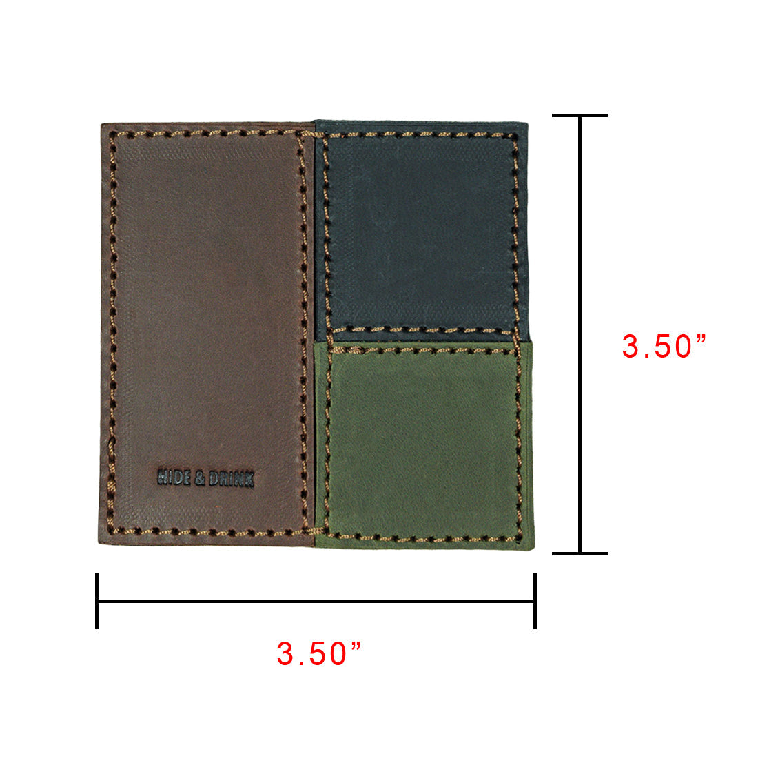 Mosaic Squared Coaster (6 pack) - Stockyard X 'The Leather Store'