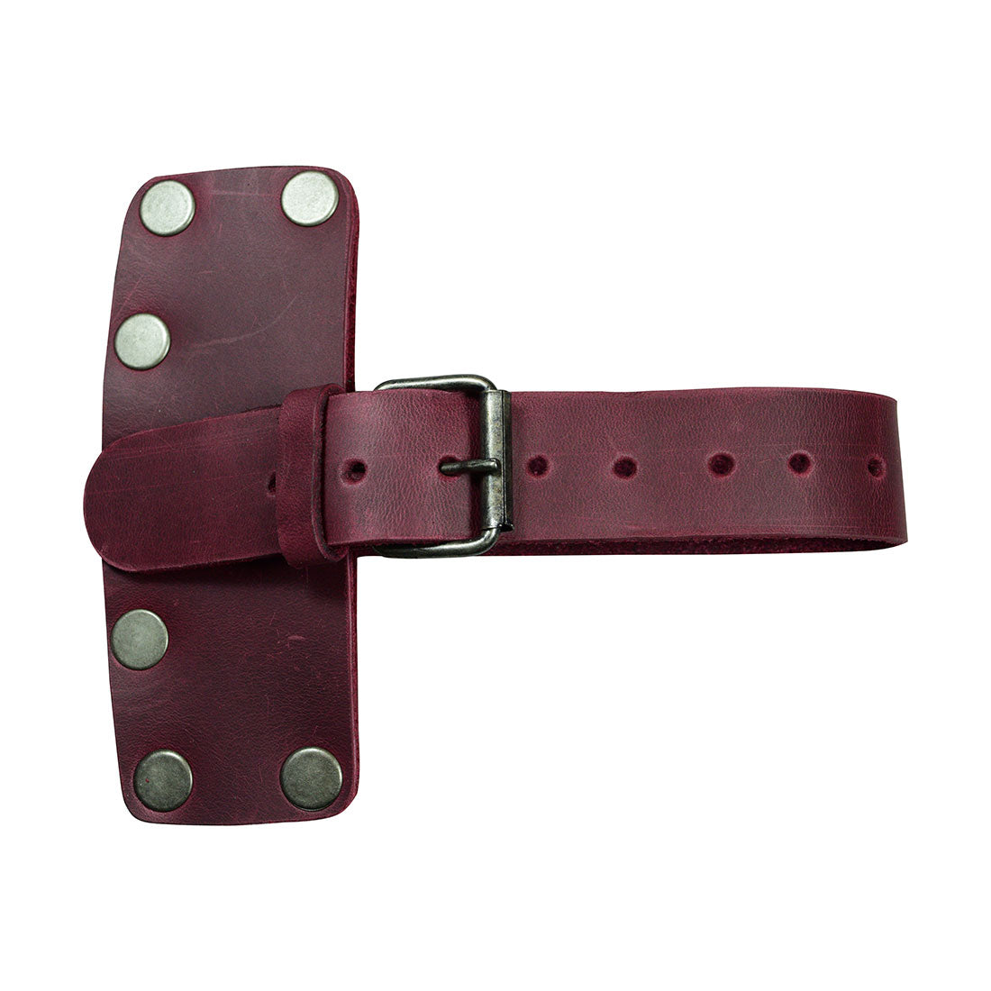 The Hide & Drink Lumberjack Axe Sheath highlights its distinctive rustic charm with a practical adjustable strap. Crafted from full grain leather, this protector holster showcases artisan quality and small batch production.