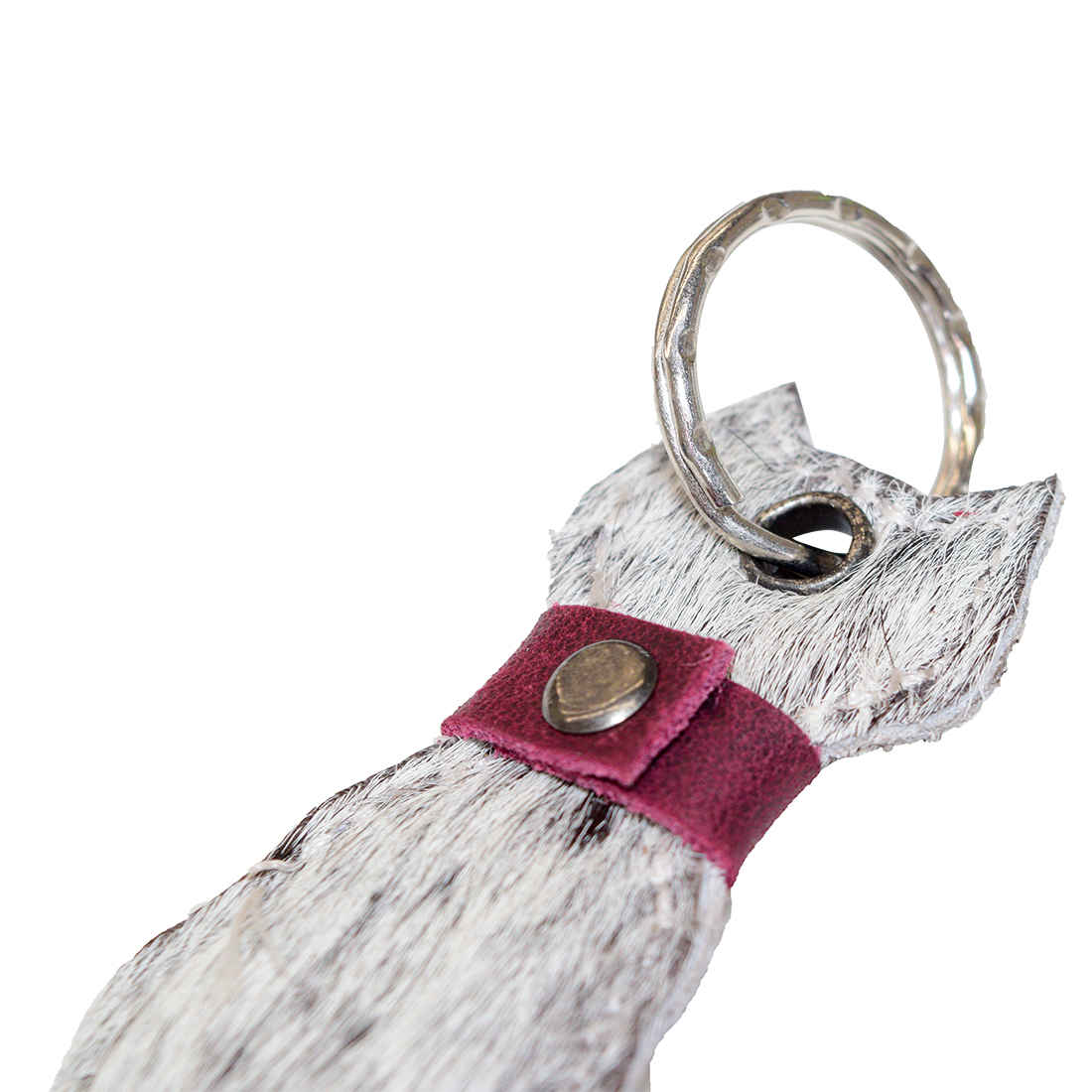 Furry Cat Keychain - Stockyard X 'The Leather Store'