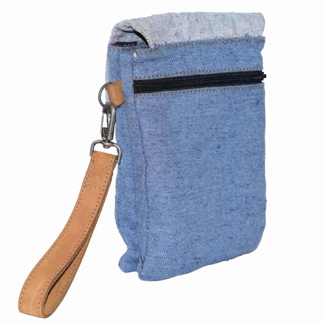 Vintage Denim Small Crossbody Bag - Stockyard X 'The Leather Store'