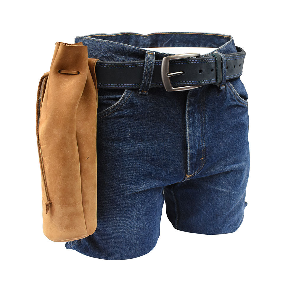 Medieval Pouch Bottle Holder - Stockyard X 'The Leather Store'