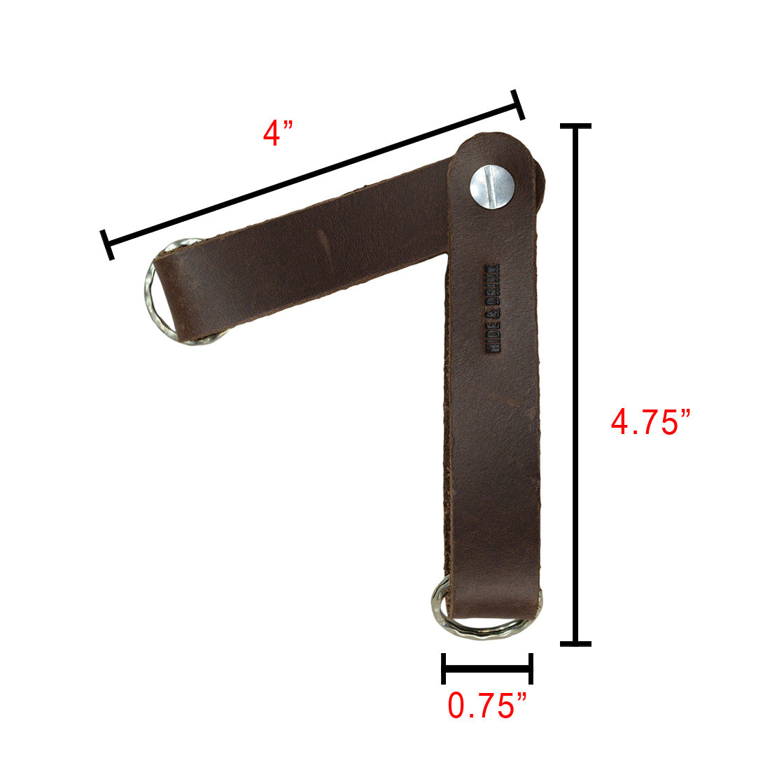 Double Ring Key Holder - Stockyard X 'The Leather Store'
