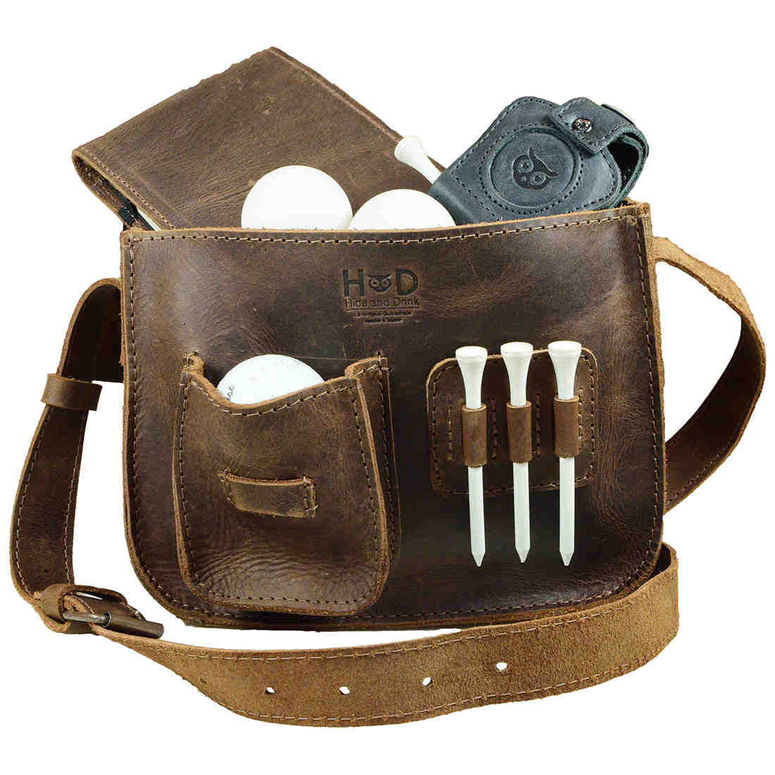 Golf Pouch - Stockyard X 'The Leather Store'