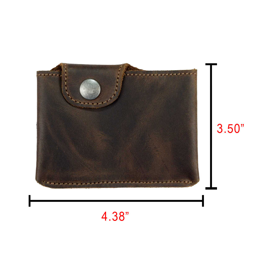 Card Holder W/Snap - Stockyard X 'The Leather Store'