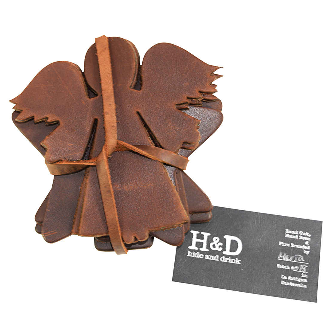 Christmas Ornaments Decorations Coasters (6-Pack) - Stockyard X 'The Leather Store'