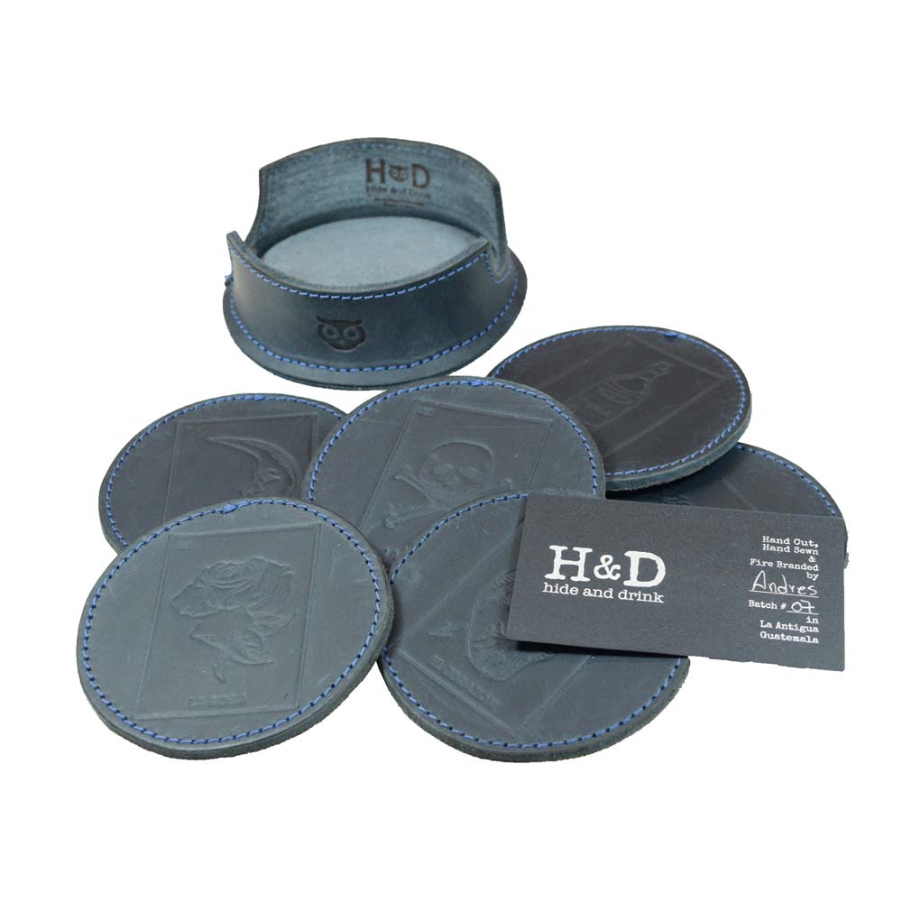 Thick Leather Loteria! Coasters (6-Pack) - Stockyard X 'The Leather Store'