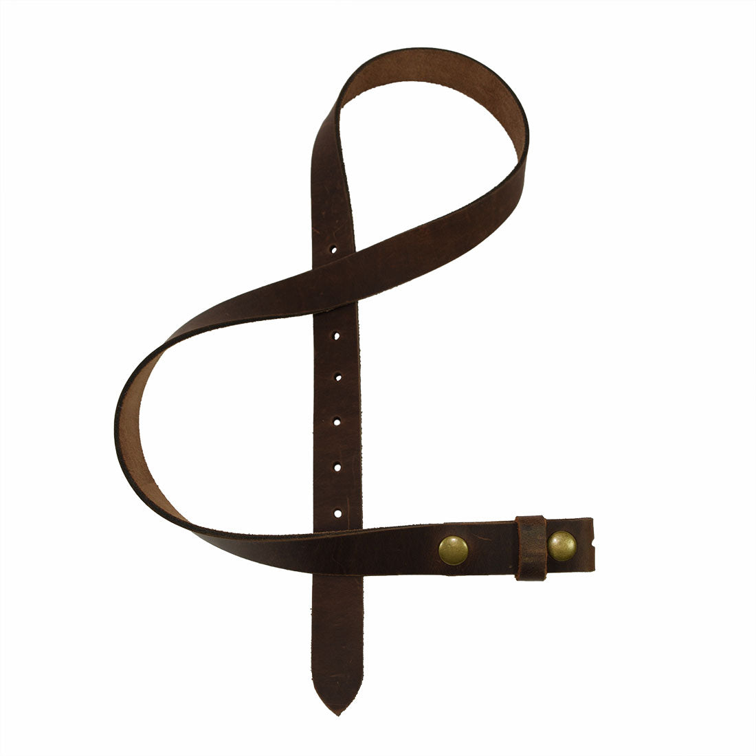 Rustic Leather Snap On Belt, 7/8" Width - Stockyard X 'The Leather Store'