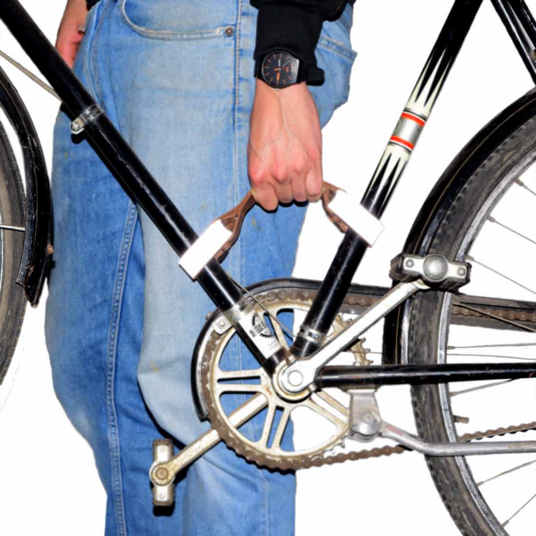 Bicycle Frame Handle - Stockyard X 'The Leather Store'