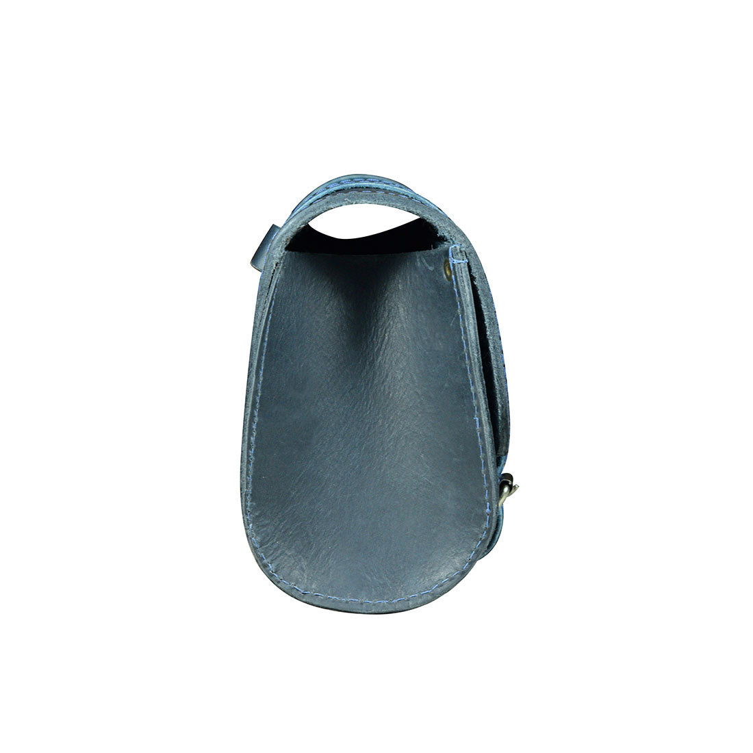 Hide & Drink Leather Motorcycle Tool Bag in rich brown leather, designed for bikers needing a strong Biker Bag for Tools and Essentials. This functional Handlebar Bag with Adjustable Straps doubles as a reliable Tool Organizer, crafted with care by artisans in La Antigua Guatemala & Oaxaca Mexico.