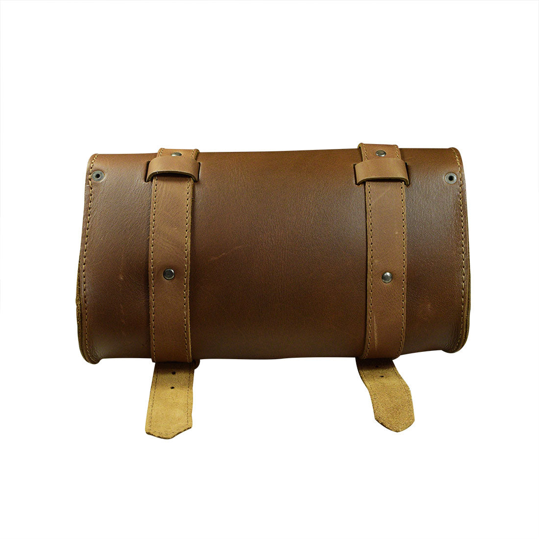 Hide & Drink Leather Motorcycle Tool Bag in a minimalistic style, crafted with Full Grain Leather, ideal for riders needing a reliable Biker Bag for Tools and Essentials. This classic Handlebar Bag with Adjustable Straps serves as a functional Tool Organizer, reflecting the artisanal mastery found in La Antigua Guatemala & Oaxaca Mexico.