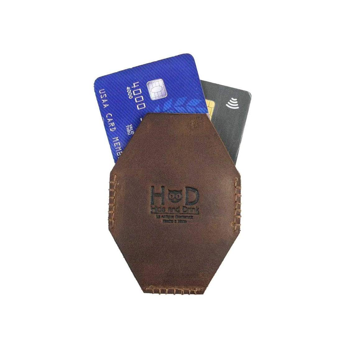 Octahedron Card Holder - Stockyard X 'The Leather Store'
