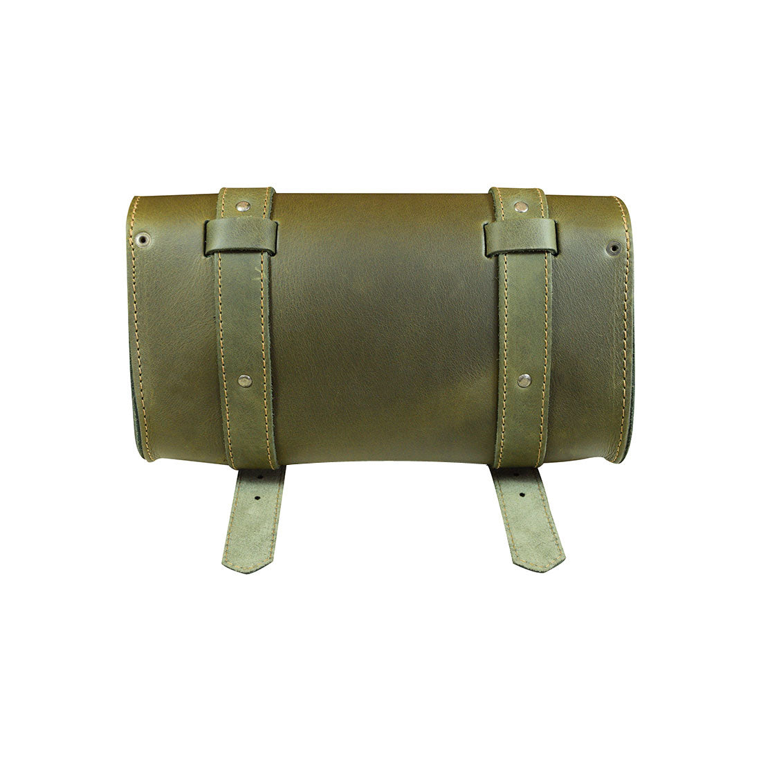 Hide & Drink Leather Motorcycle Tool Bag featuring a classic design in Full Grain Leather, ideal for motorcycle adventures as a stylish Biker Bag for Tools and Essentials. This useful Handlebar Bag with Adjustable Straps also serves as an efficient Tool Organizer, crafted with care in La Antigua Guatemala & Oaxaca Mexico.