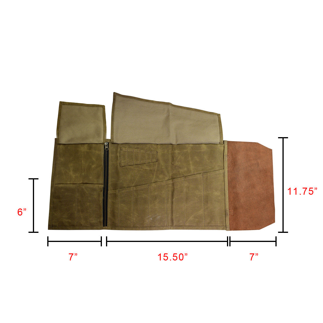 Travelling Tool Roll - Stockyard X 'The Leather Store'