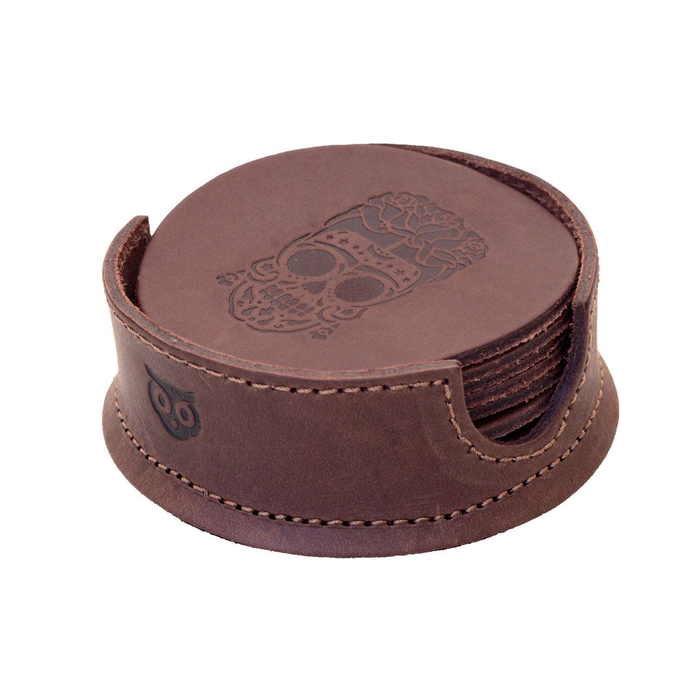 Dia De Los Muertos Coasters (6 Pack) - Stockyard X 'The Leather Store'