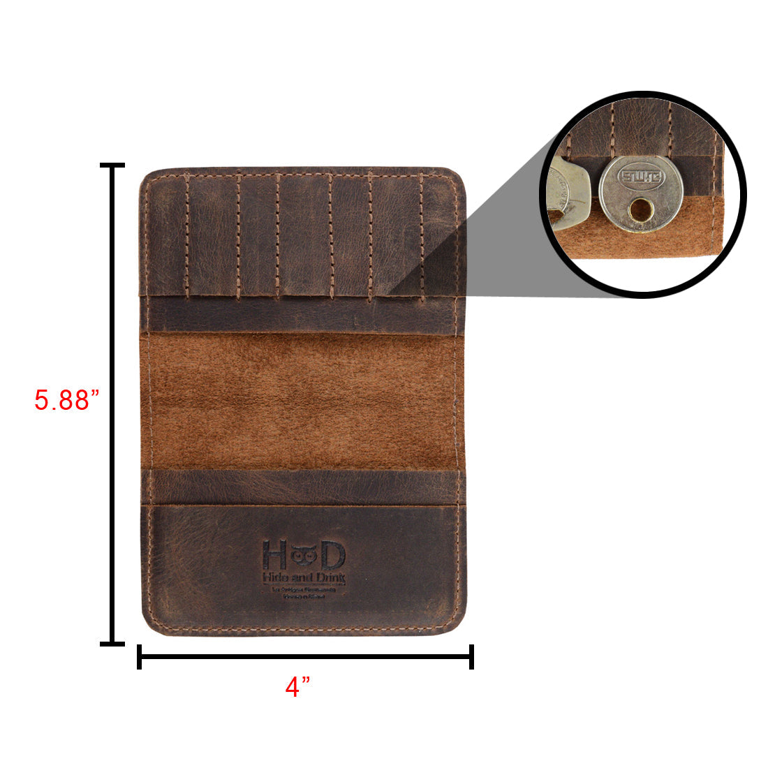 3-Key-Wallet - Stockyard X 'The Leather Store'