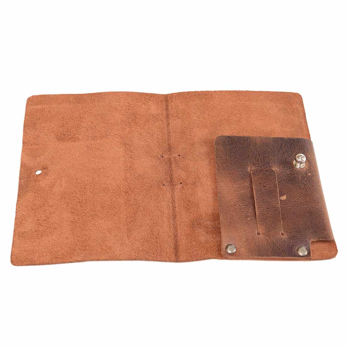 Passport Cover With Pen Slot - Stockyard X 'The Leather Store'