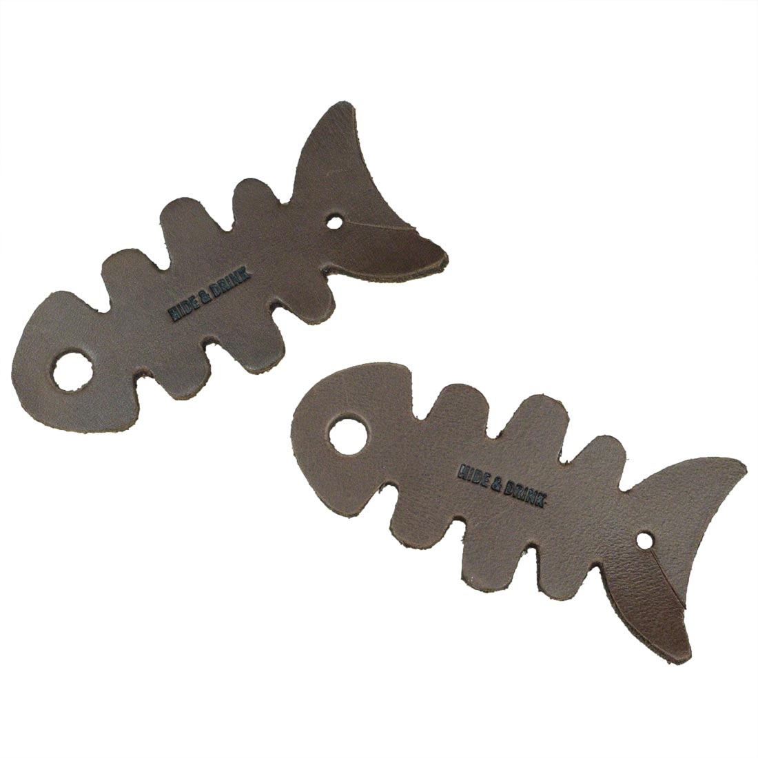 Fish Skeleton Cord Keeper (2 pack) - Stockyard X 'The Leather Store'