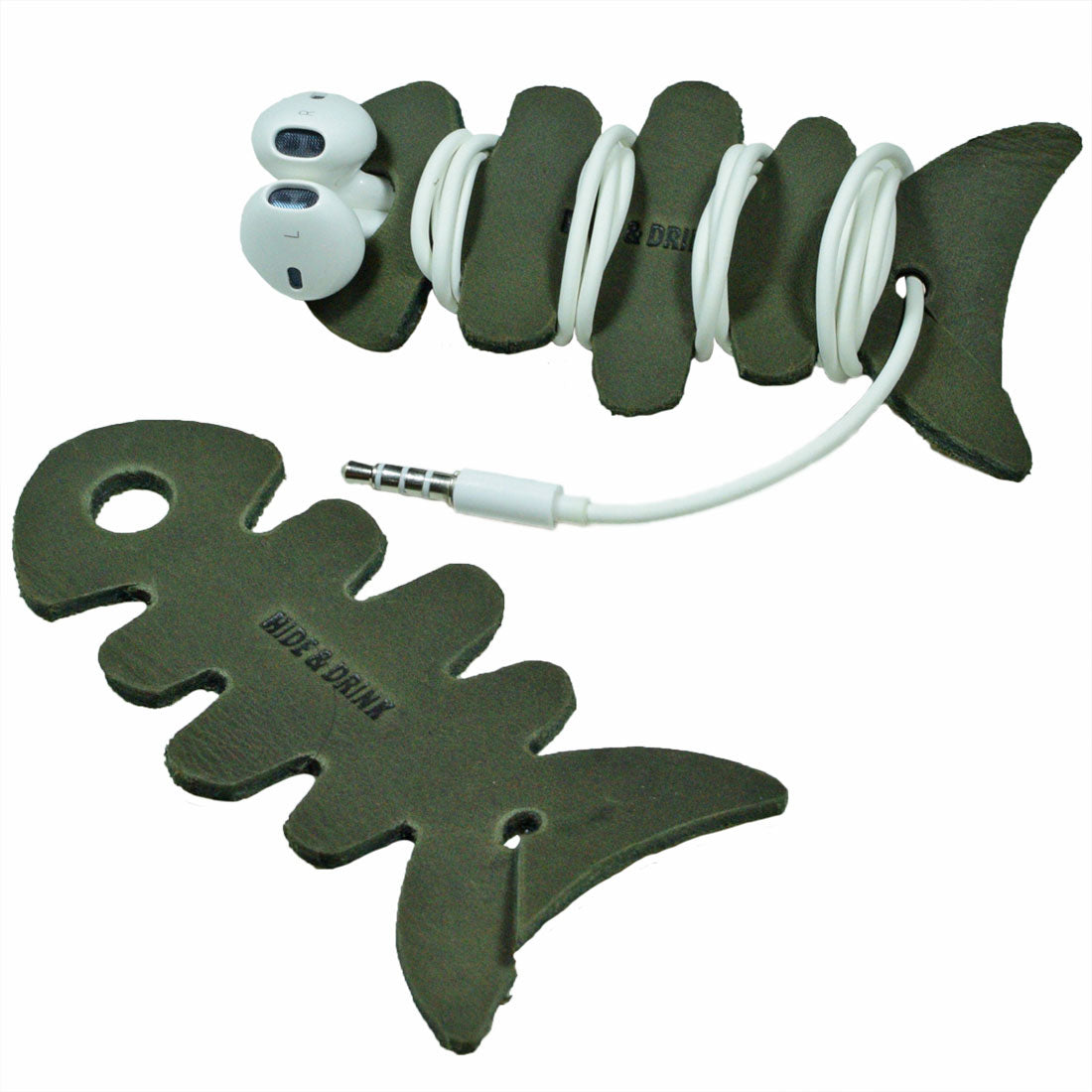 Fish Skeleton Cord Keeper (2 pack) - Stockyard X 'The Leather Store'