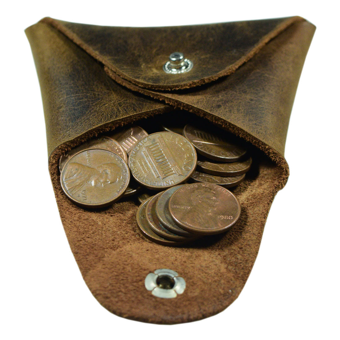 Trapezoid Coin Pouch - Stockyard X 'The Leather Store'