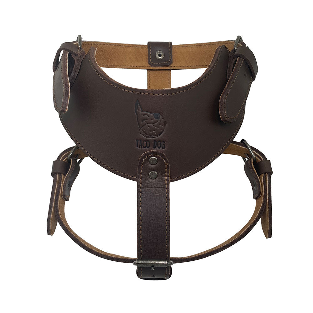 Adjustable Leather Dog Harness - Stockyard X 'The Leather Store'