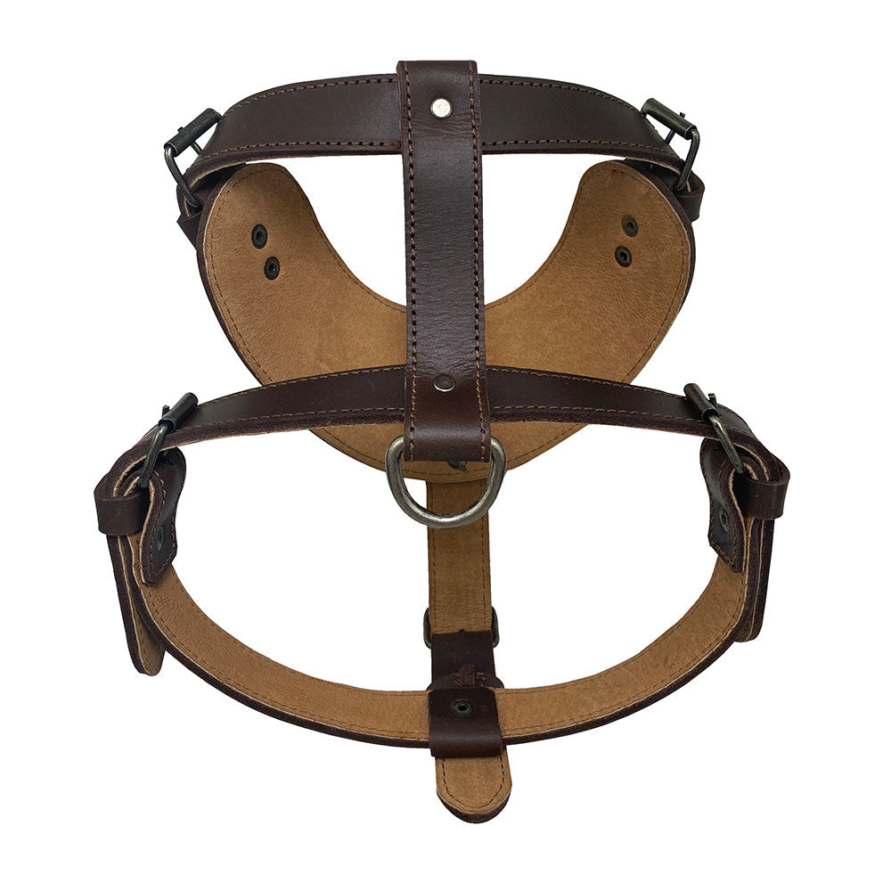 Adjustable Leather Dog Harness - Stockyard X 'The Leather Store'