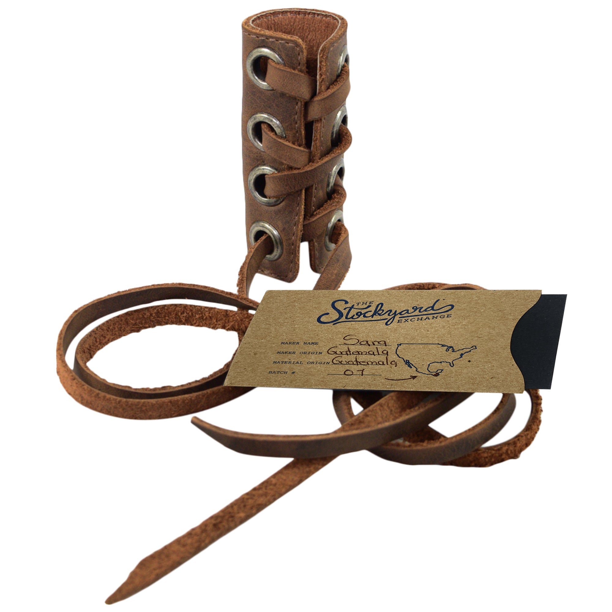 Vibrant Leather Hair Ties by Hide & Drink, perfect for adding flair to any look. Set of 2 Hair Ties for Women, Ponytail/Braid Holder, Wraps, Deadlock Accessories for Ladies crafted from Full Grain Leather. StockyardX supports Small Batch Production with Hand Cut, Hand Sewn, Fire Branded, Artisan qualities, Handmade in La Antigua Guatemala & Oaxaca Mexico.