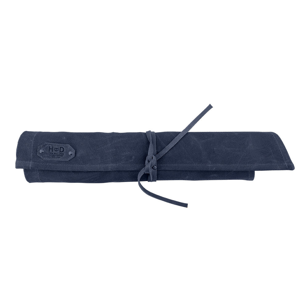 Hide & Drink Wrench Roll (15 Pockets), made from Water Resistant Waxed Canvas, combining style and functionality for tool storage in a portable pouch, handmade in La Antigua Guatemala & Oaxaca Mexico.