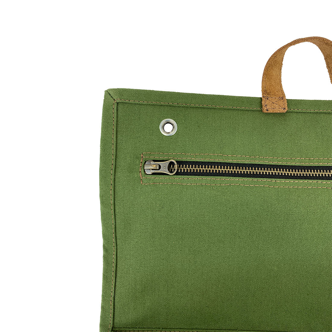 Super Tool Roll - Multi-purpose Roll Storage Bag & Wrench Pouch - Olive - Stockyard X 'The Leather Store'